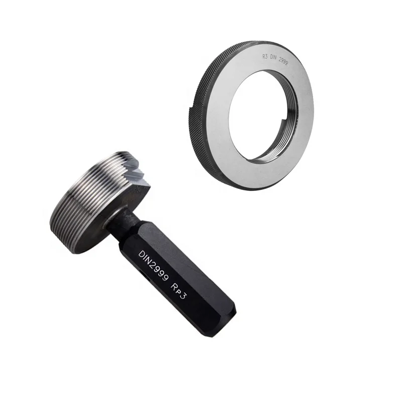 Rp Din2999 Screw Thread Plug Gauges Taper Pipe Go And Nogo Thread Plug