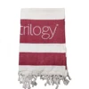 Turkish Hammam Beach Fouta towel With Colorful Strip