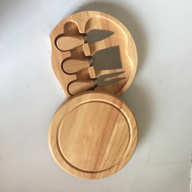 Wood Cheese Board And 3 Piece Cheese Tool Set Buy 3 Piece Cheese Knife Set,Cheese Fondue Set