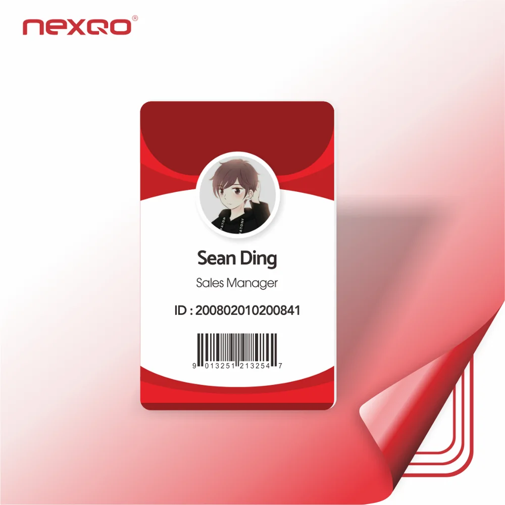 Desain Gratis Foto Yang Unik Dapat Dicetak Karyawan Pvc Id Card Untuk