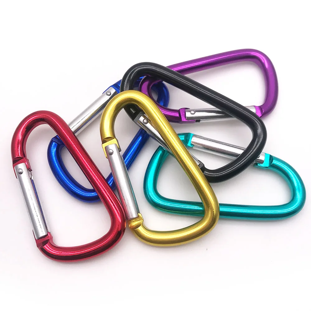 BT-A07 Promotion Aluminum 6061 Mini Aluminum Pink 3 Inch Carabiner Laser Logo Mosquetones CarabinerKey Clip