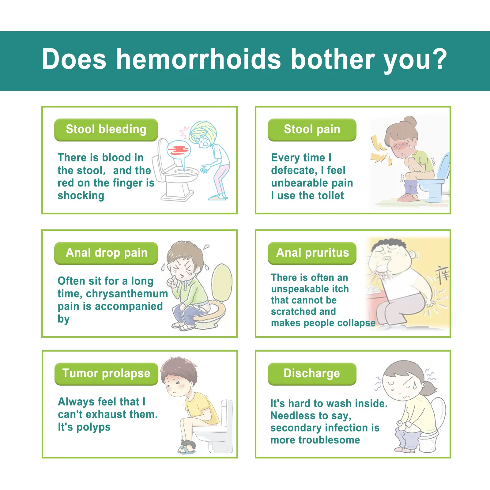 Hemorrhoids Capsules: Relieves Perianal Itching,Internal And External ...