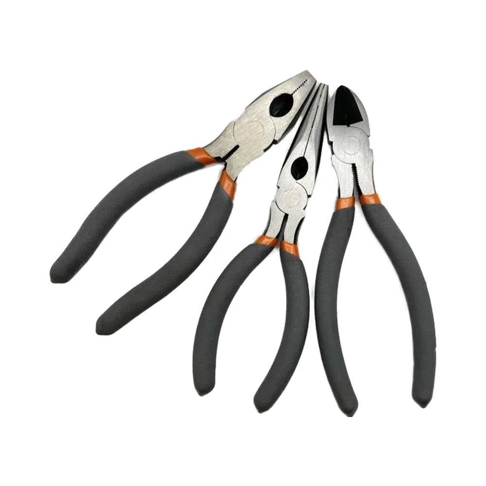 Professional DIY Grade Carbon Steel Multifunction Combination Pliers Dipped Wire Cutting Clamping PVC Plastic Molded Metric supplier