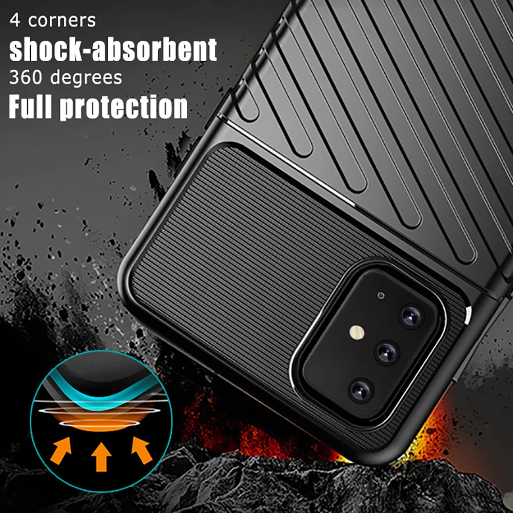 Armor Shockproof Back Cover Durable Phone Case For Samsung Galaxy M51