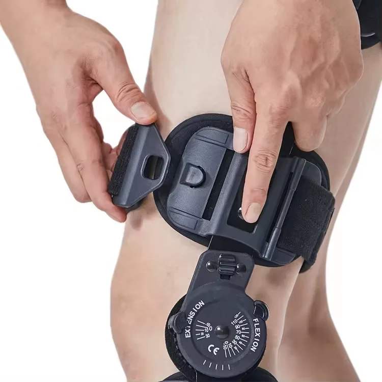 Flexible ROM Hinged Knee Brace with Protective Function Osteoarthritis Elbow  Knee Pads factory