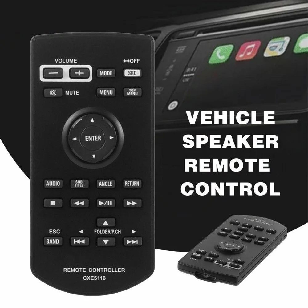 Remote Control for Pioneer CXE5116 Car Audio System AVHP1400DVD AVH-P1400DVD AVHP2400BT AVH-P2400BT AVHP3400BH AVH-P3400BH with Battery Installed 
