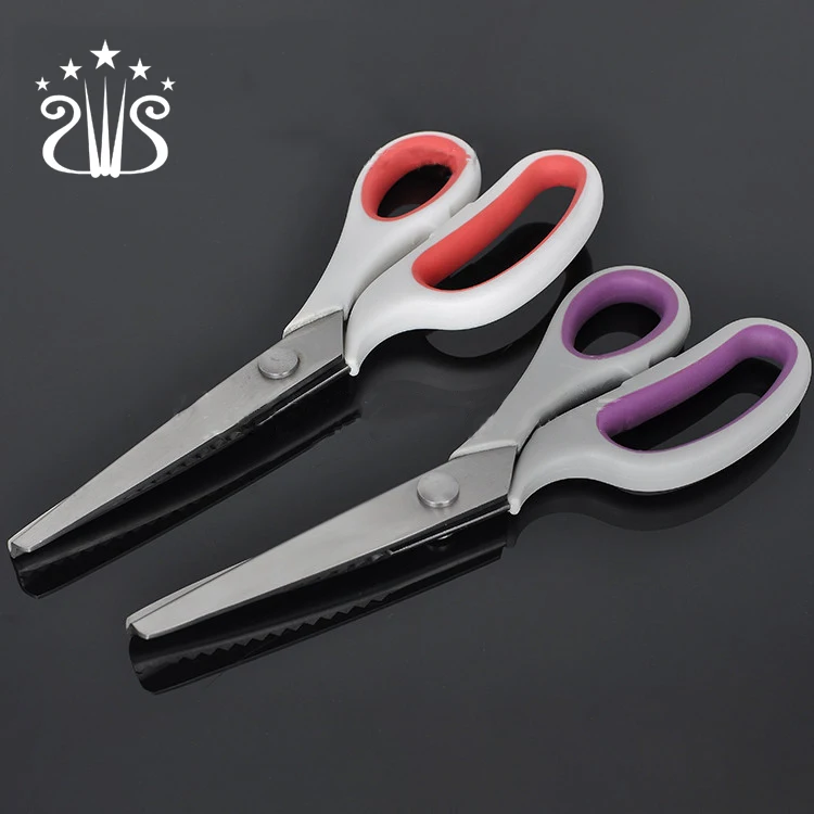 Household Tailoring Scissors For Fabrics Cutting Saw Tooth Cloth Lace