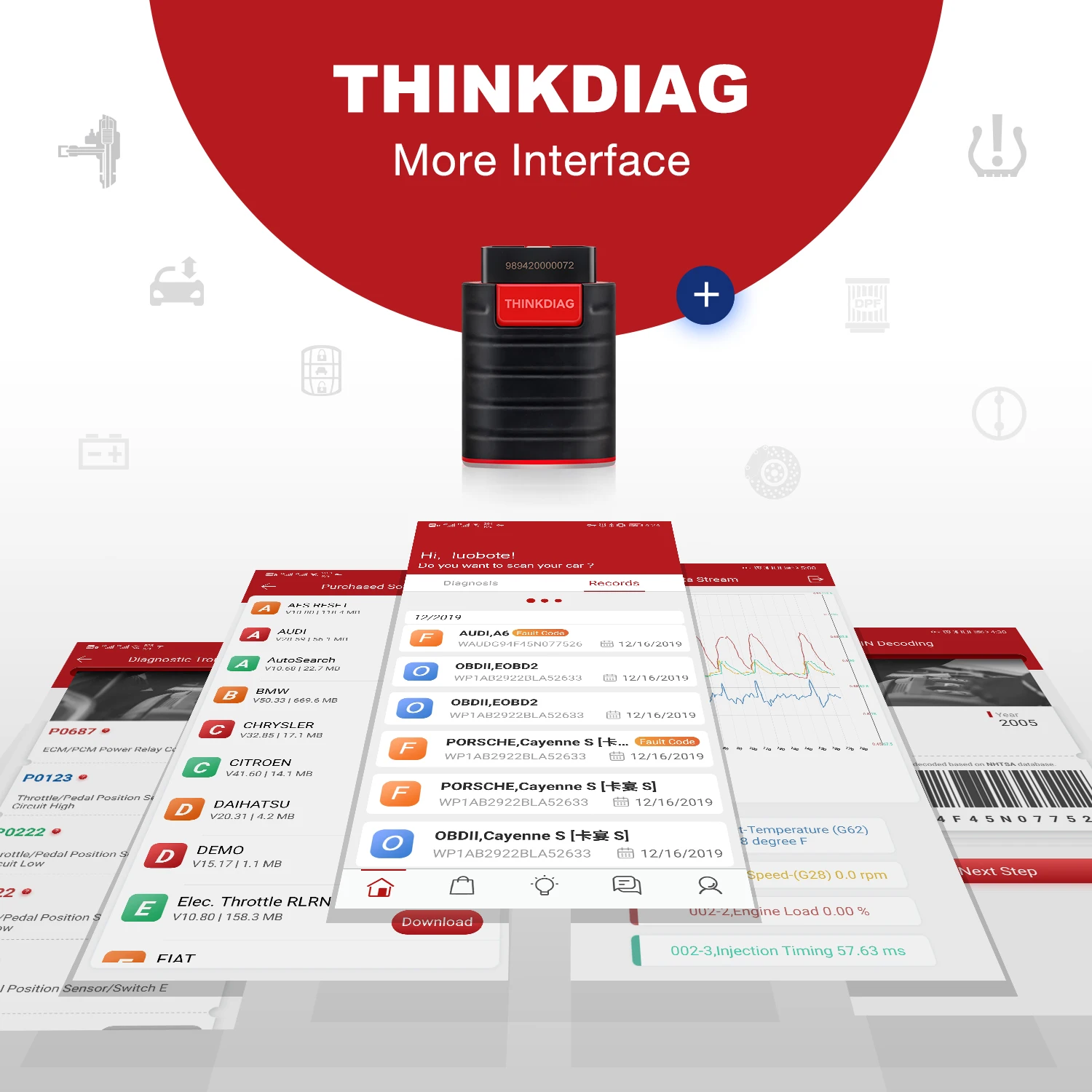 2022 Thinkdiag Pk As Easydiag Full System Obd2 Diagnostic Tool Think ...
