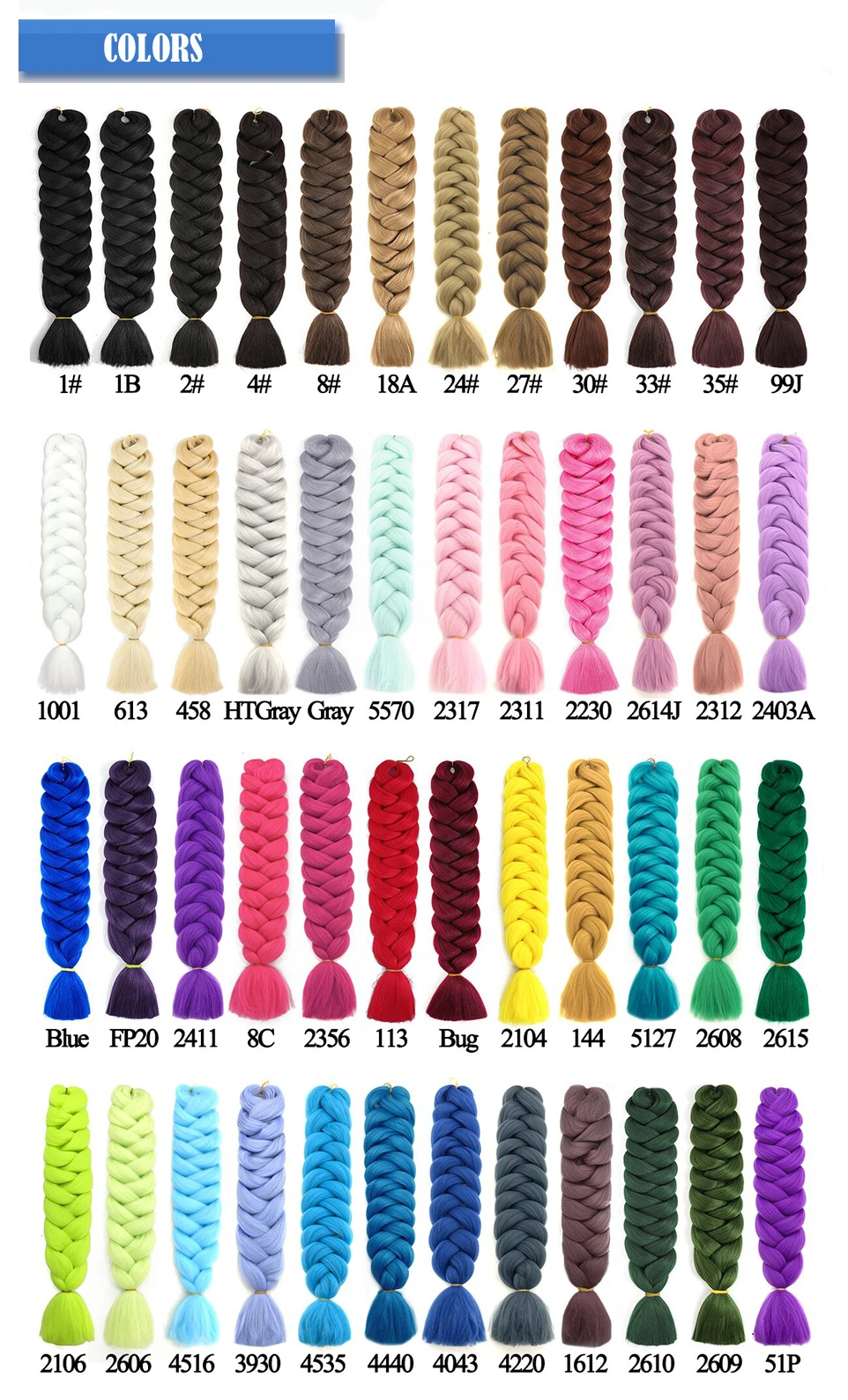 Wholesalers Braiding Hair One Piece Inch Synthetic Heat Fiber Braid 165g Piece Pure Color Crochet Jumbo Braid Hair Extensions Buy Jumbo Hair Braids Braiding Hair Perruque Tresses Product On Alibaba Com