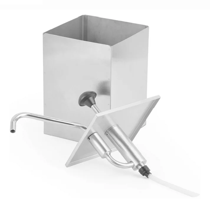 Stainless Steel Food Pump Chocolate Sauce Pump With Syrup Dispenser