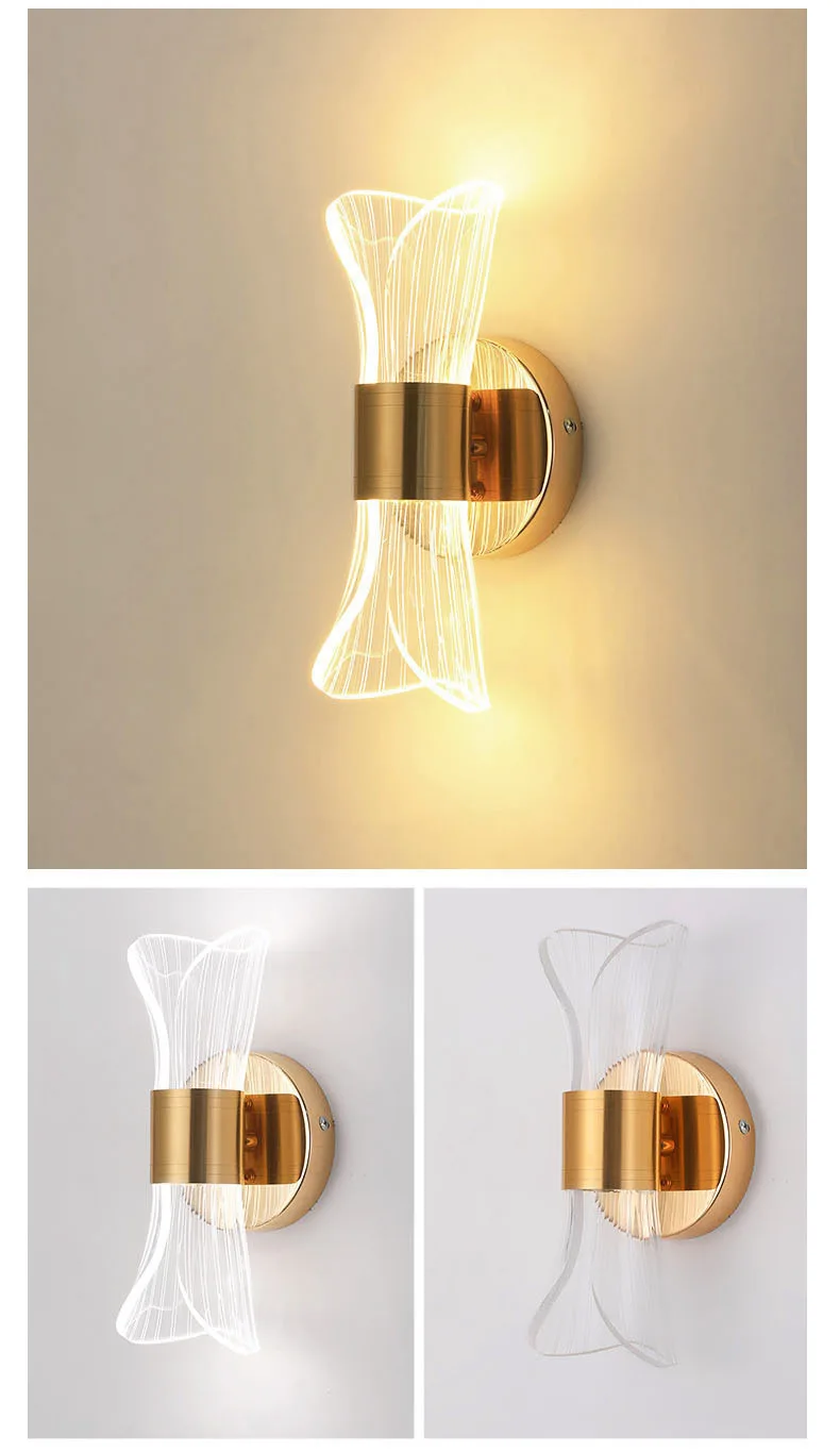 product modern minimalist nordic led bedside lamp cross border ultra bright aluminum for bedroom living room aisle background wall light-16