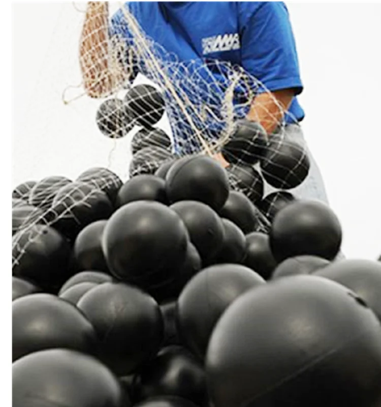 塑料鸟球空心球黑色高密度聚乙烯 (hdpe) 遮荫球用水