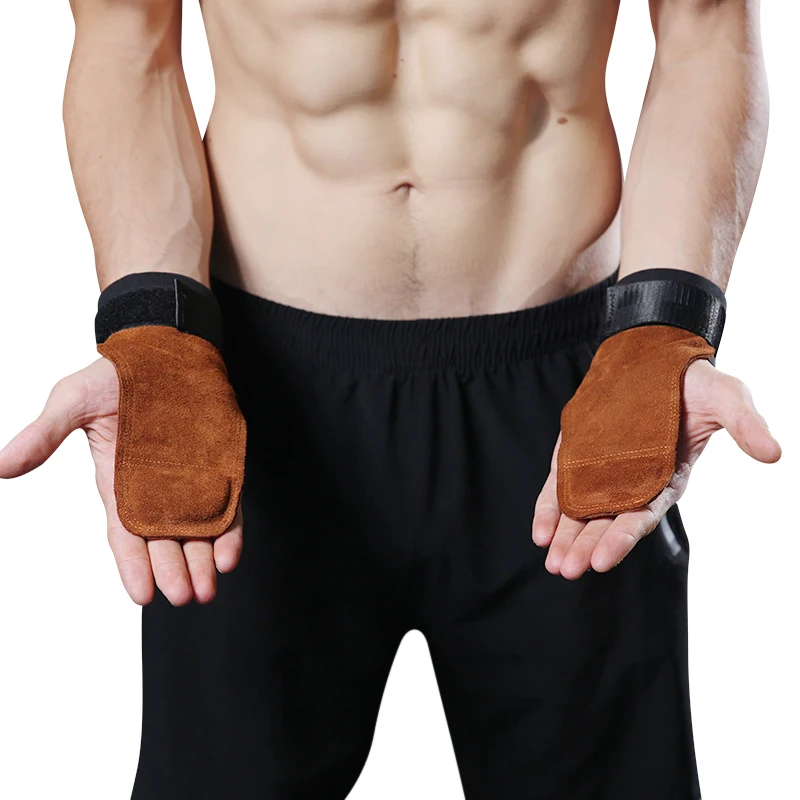 
Custom fitness gloves logo fitness gloves leather weightlifting gym gloves weight lifting fitness 