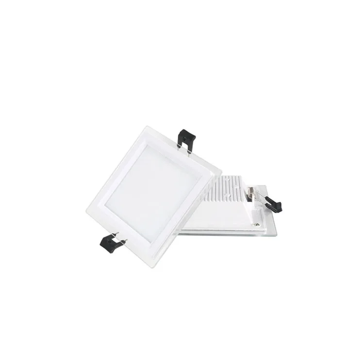 The Best 24W embedded square glass led panel light 240*240mm