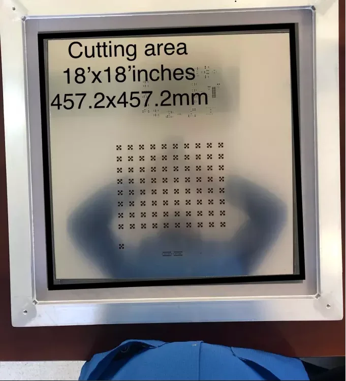 50W Fiber Laser Metal Sheet Stencil Cutting Machine