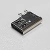 Side entry electric male and female 14 pins USB 3.0 90 Degree Type C wire Connector sizes