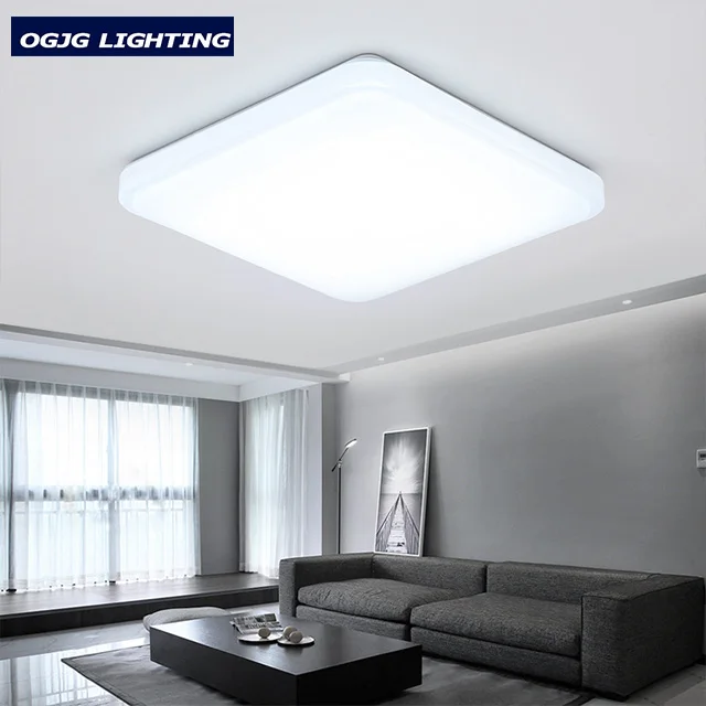 Modern Surface Mounted Bedroom Living Room Home Lighting Square Dimmable Embedded Led Panel Lamp Ceiling Light