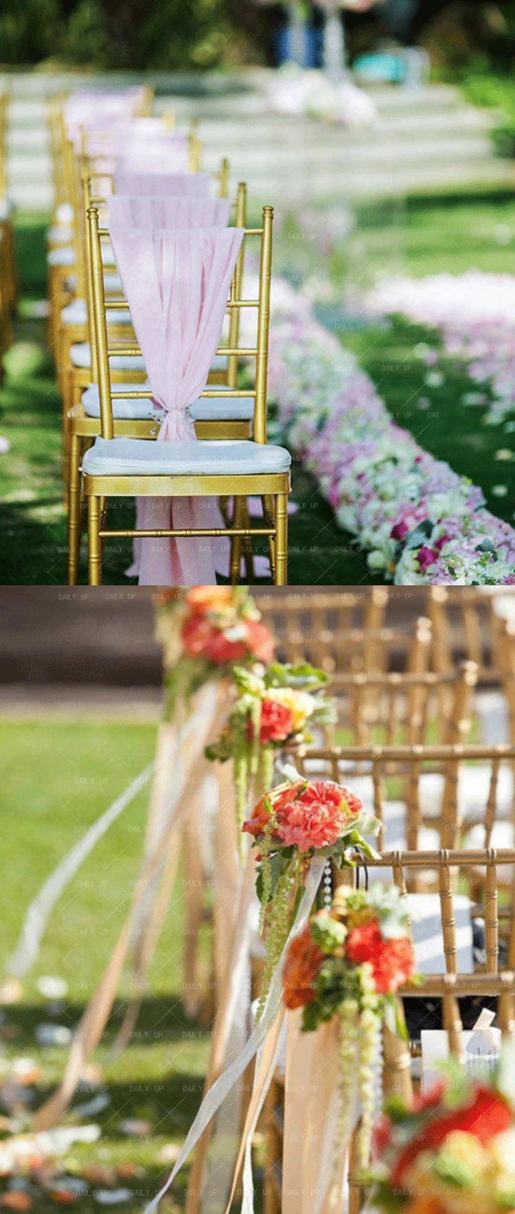 Cheap Aluminum/metal Tiffany Chair For Sale Wedding Chiavari Chair