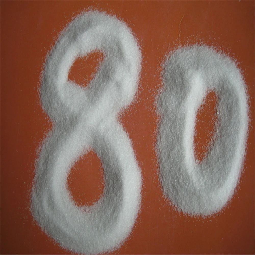 Granulado de óxido de alúmina blanco 80 # en abrasivos  -1-