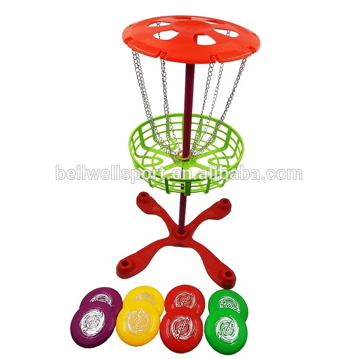 Kids Mini Disc Frisbee Golf Basket Goal For Backyard And Beach Buy