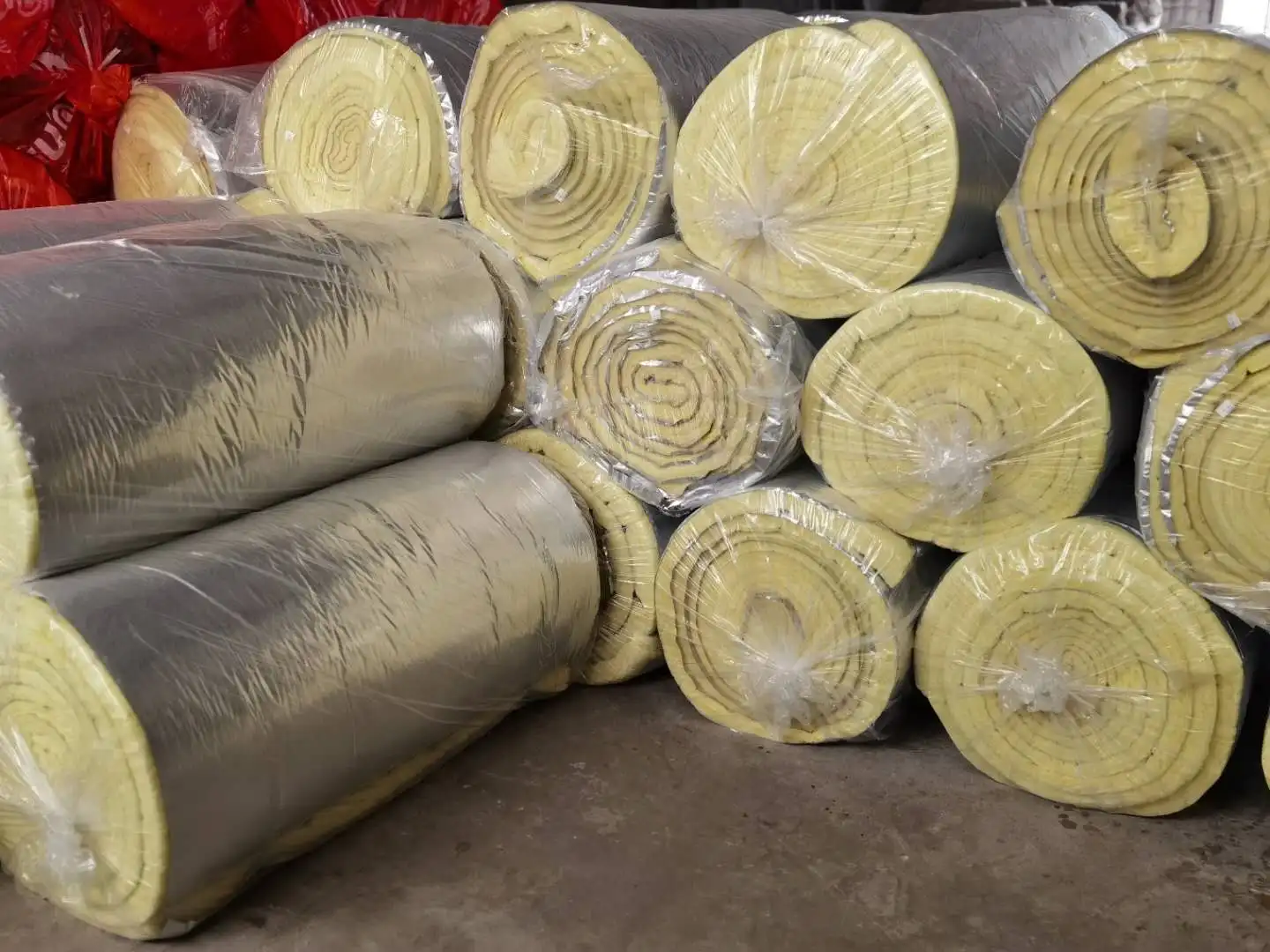 fiberglass insulation blanket glasswool roll fiber