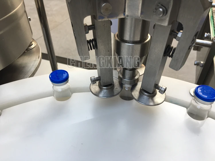 Automatic 2ml 5ml 10ml 15ml Glass Vial Filling Stoppering And Capping