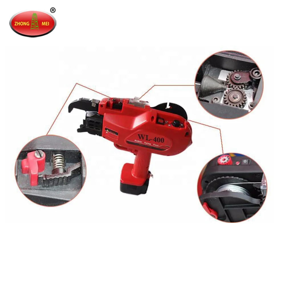 
WL 400 Portable Steel Automatic Rebar Tying Machine 