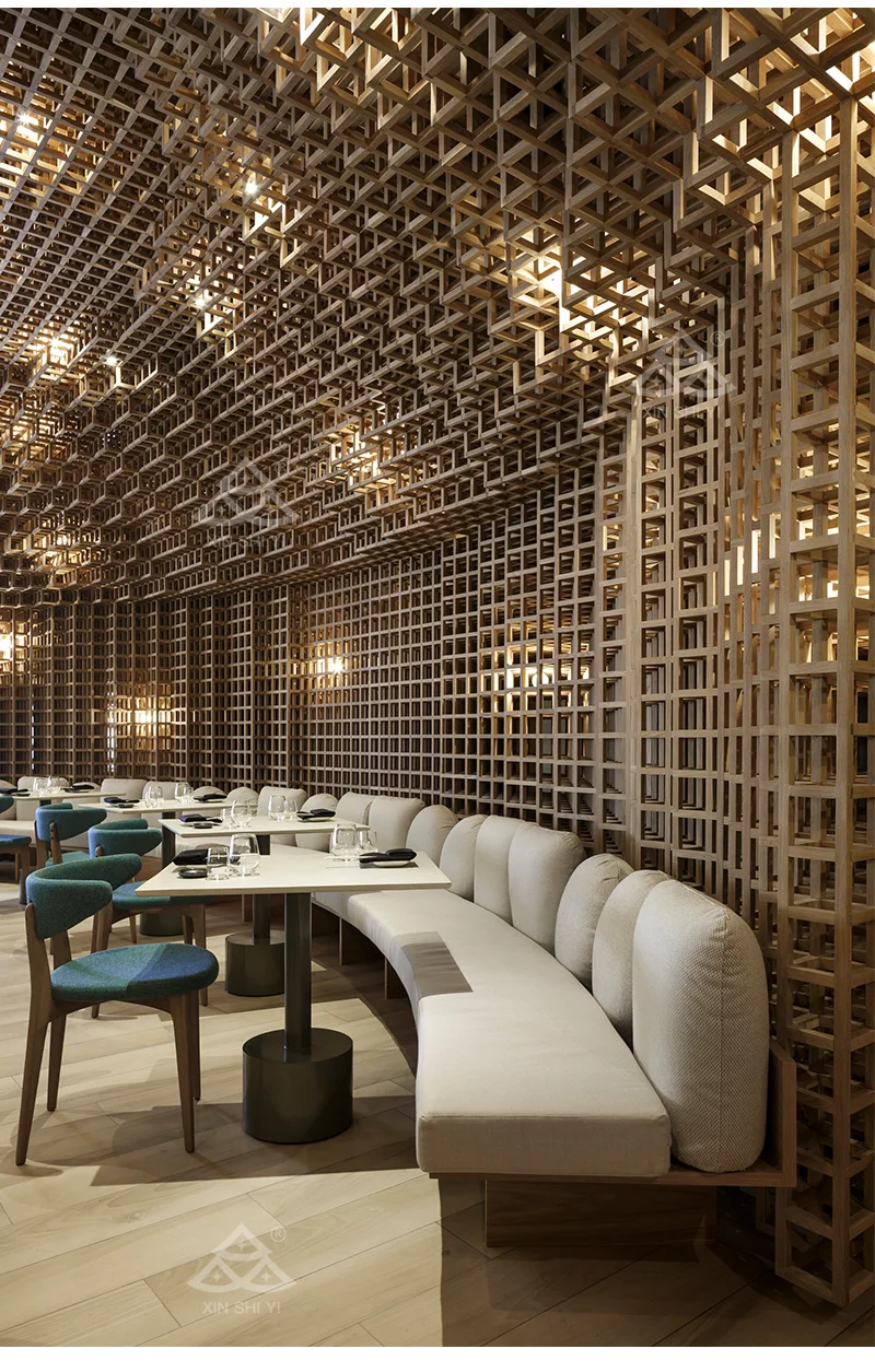 商业定制高端酒店餐厅家具套装/带椅子的咖啡店桌子现代设计