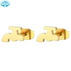 Factory cheap earring gold plated geometric faucet 14k gold punk style taps ear jewelry for mens