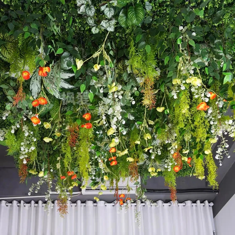 Wholesale Enchanted Forest Wedding Decor: Greenery Fake Hanging Ceiling  Plants for Indoor & Outdoor Events