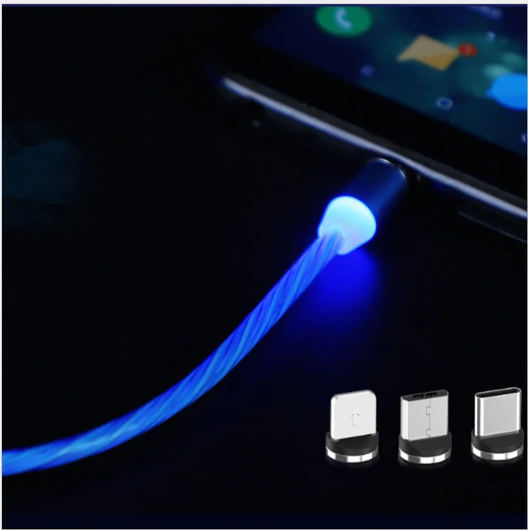 Magnetic LED Charging Cable, Luminous Charging Cable