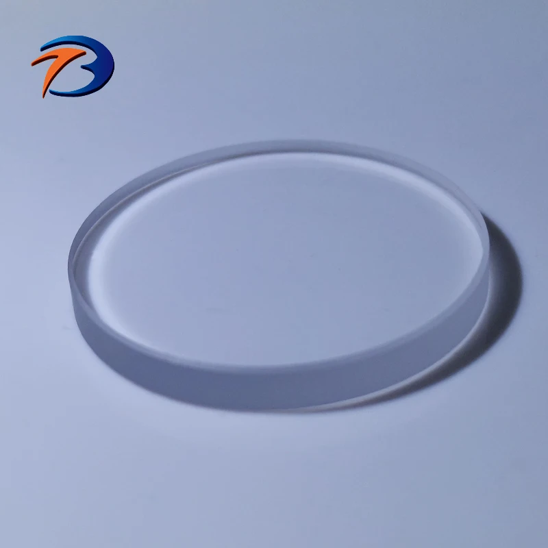 Optical glass wafer optical flat glass caf2 windows ir caf2 wafer crystal windows uv thin caf2 window