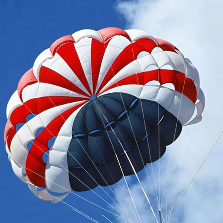 Rip Stop Nylon Parachute 12" White 