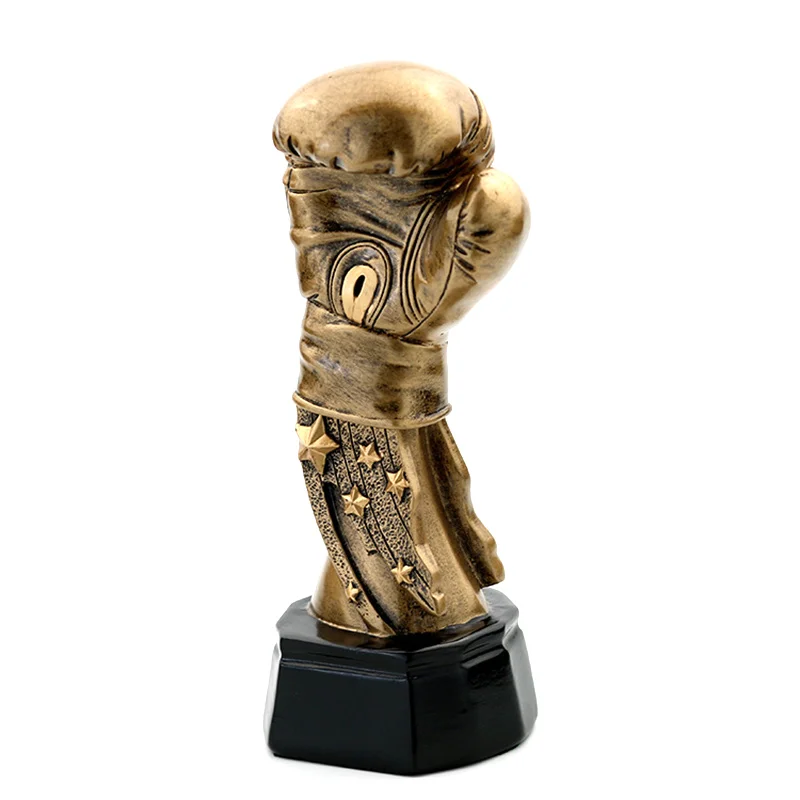 定制手工制作的渴望树脂拳击杯奖杯 优胜者高品质金色拳头雕刻拳击手奖杯杯奖 Buy 手工树脂冠军联赛 定制设计奖杯 拳击拳头造型奖杯