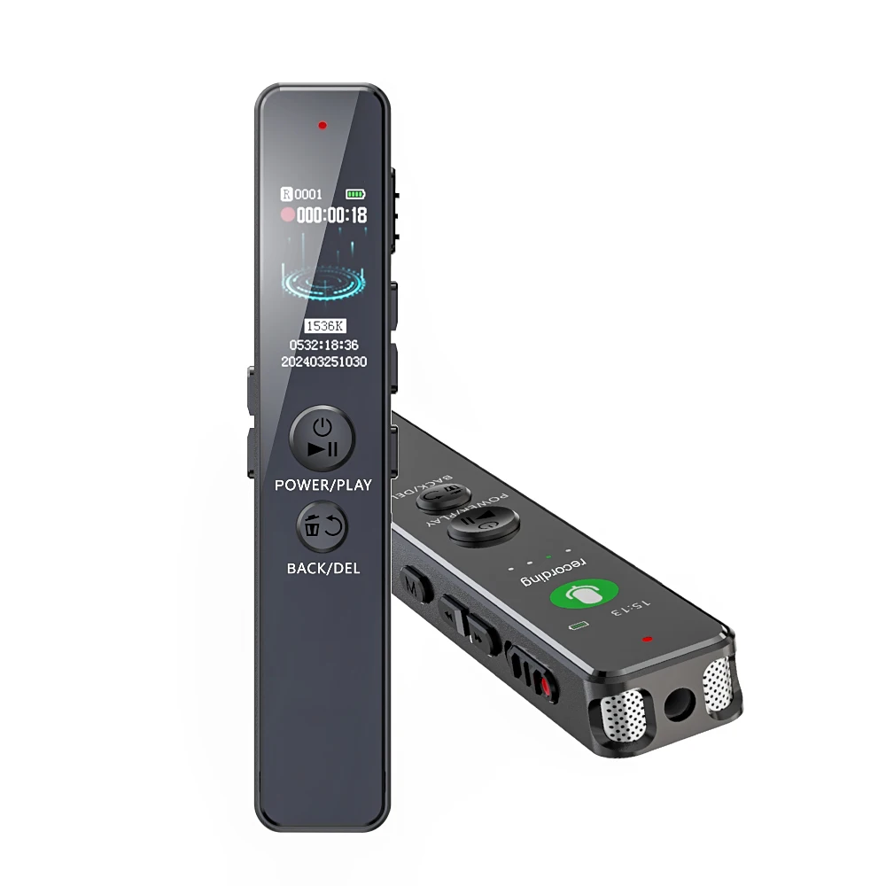 Number V76 V76 Voice Recorder Collar Back Clip HD Clear Recording One Button to ...