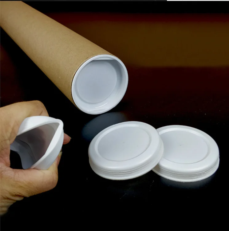 83 Mm Cardboard Tube Insert Plastic Cap Buy Lid,Pp Pe Plug,Poster Tube Product on