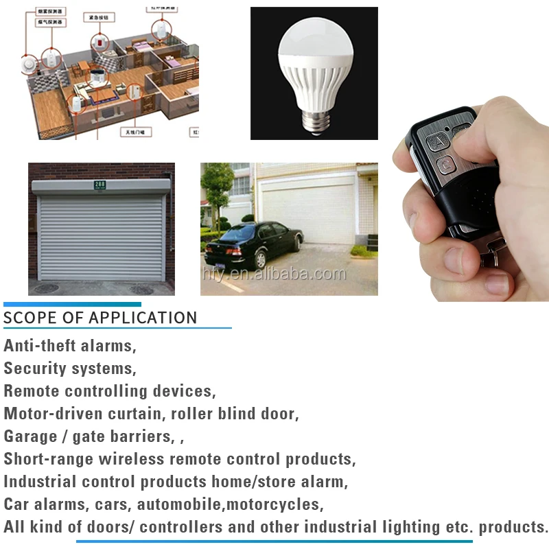 433mhz 315mhz Transmitters And Receiver For Gate Door