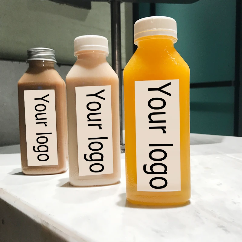 250ml 300ml 350ml 500ml Pet Empty Plastic Juice Bottles With Caps. 8oz