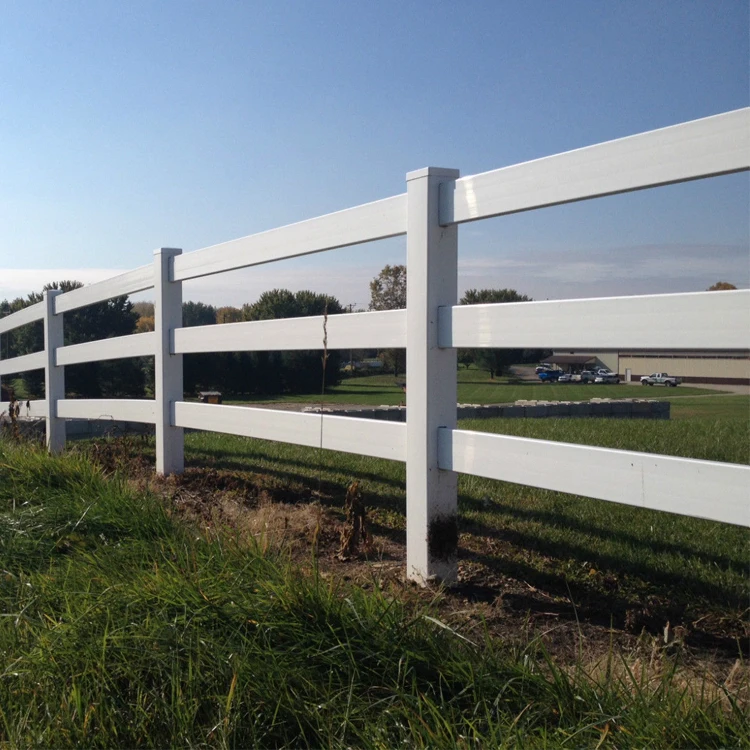 Ranch Fence White Vinyl Fence Plastic Horse Fencing Buy Ranch Fence