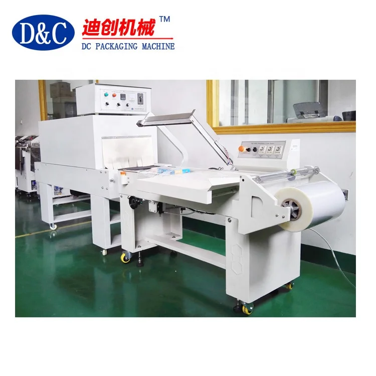 Semi-Automatic Heat Seal Shrink Wrap Tunnel Packaging Shrink Wrapping Machine