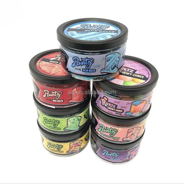 Plastic Candy Tin Jar