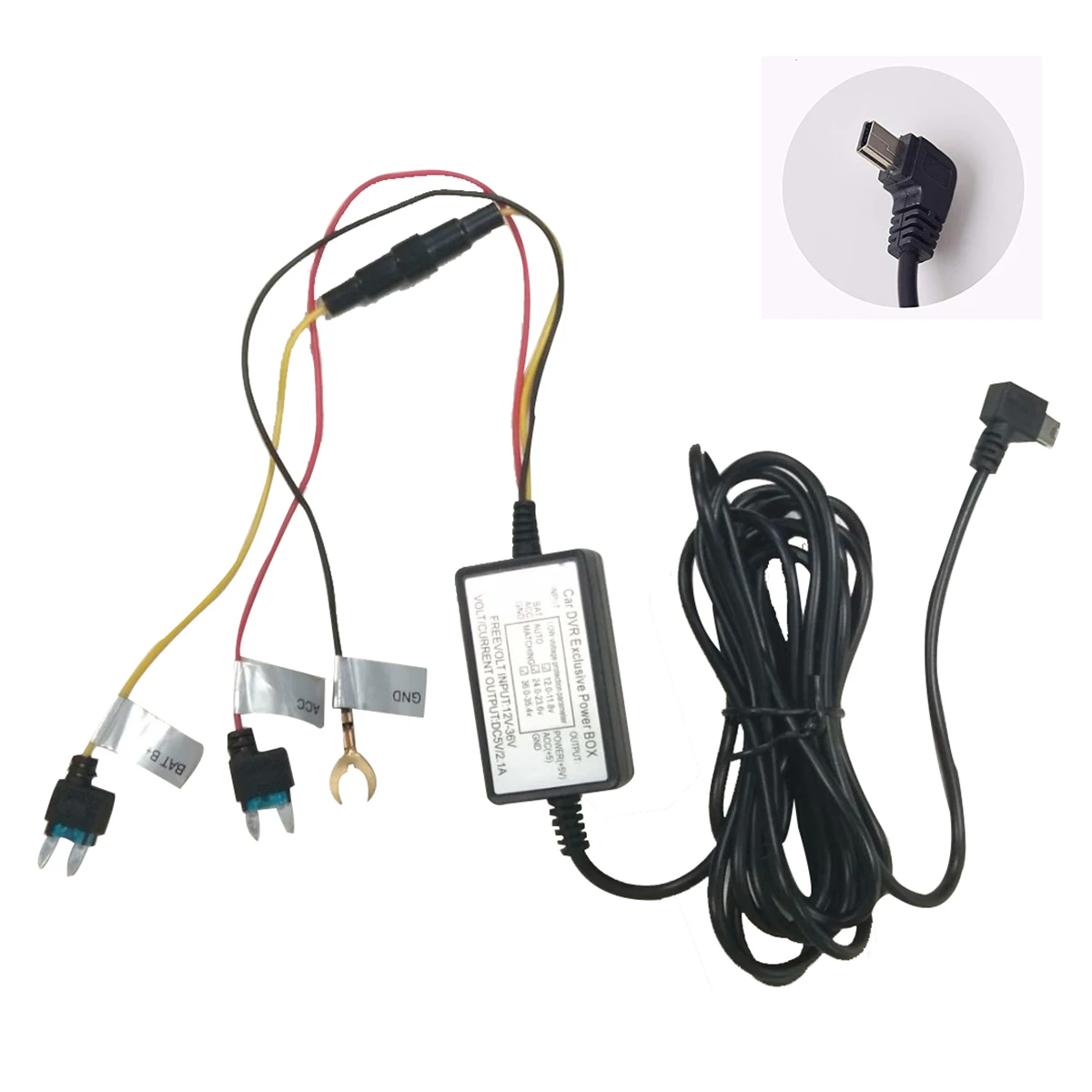 100pcs 12v 36v 2a Universal Hardwire Kit High Compatibility Car Dvr