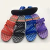 Bathroom footwear pvc slipper color indoor upper strap fashion pvc flip flop