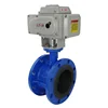Bundor 12v 8 Inch Electric Actuator Flange Type Butterfly Valve Electric Valve d971x 1016 For Water