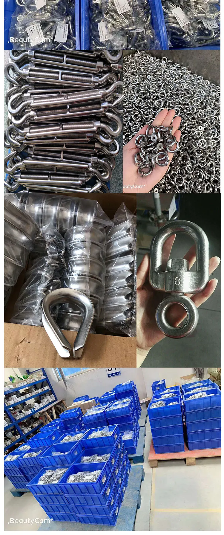 5/8" Type 316, Stainless Steel Cast Wire Rope Clip