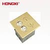 120V AC USA Type Flush Squsre Dual Series Power Sockets Floor Box