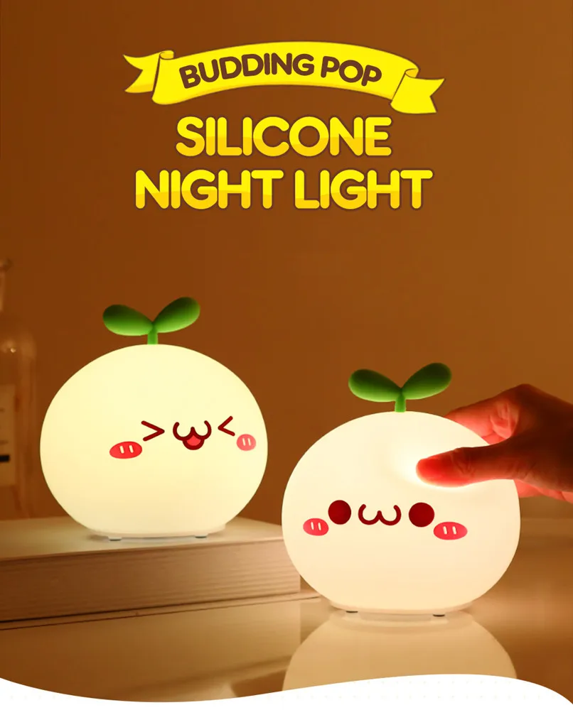 budding pop night light