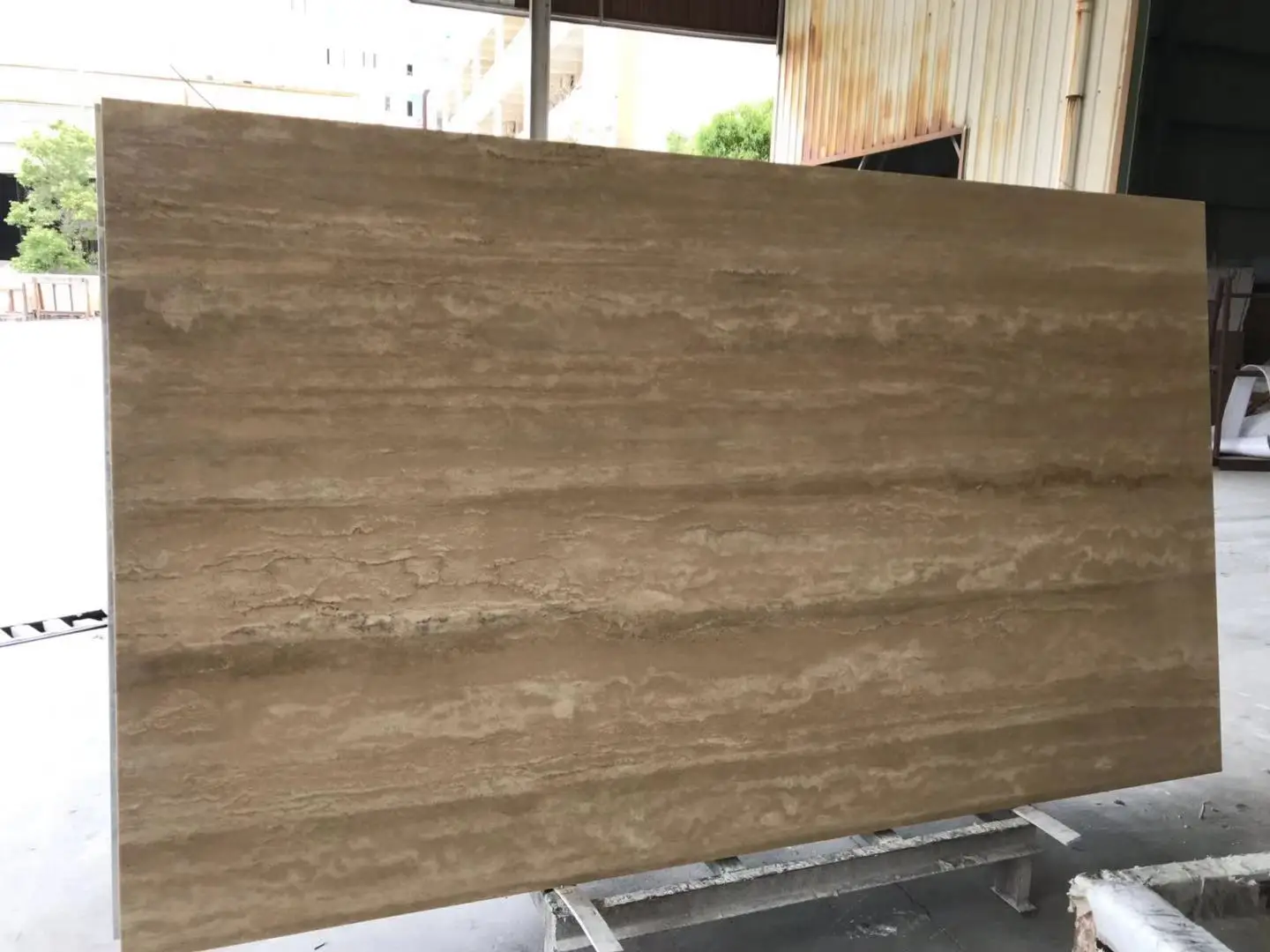 Beige Travertine Stone Composite Panels Facade Wall Cladding Buy Thin