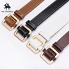 Women's authentic fashion leather belt alloy material square buckle ladies retro high quality belt wild trend jeans
