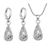 Wholesale fashion zirconia jewelry sets, High quality jewelry sets necklace, design statement earrings for women